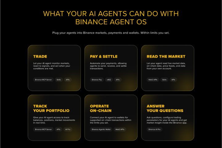 Binance lance une plateforme de trading alimentée par l'IA, favorisant le contrôle des utilisateurs sur les permissions des agents.