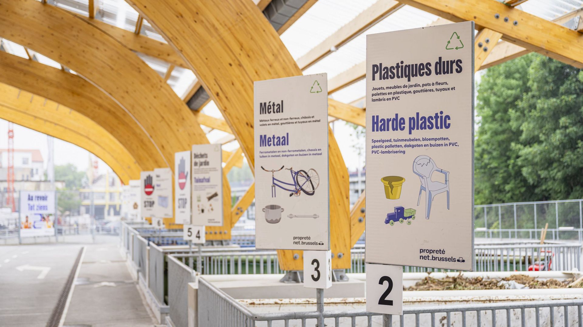 Deux Recyparks fermés le 25 août : Woluwe-Saint-Pierre et Buda