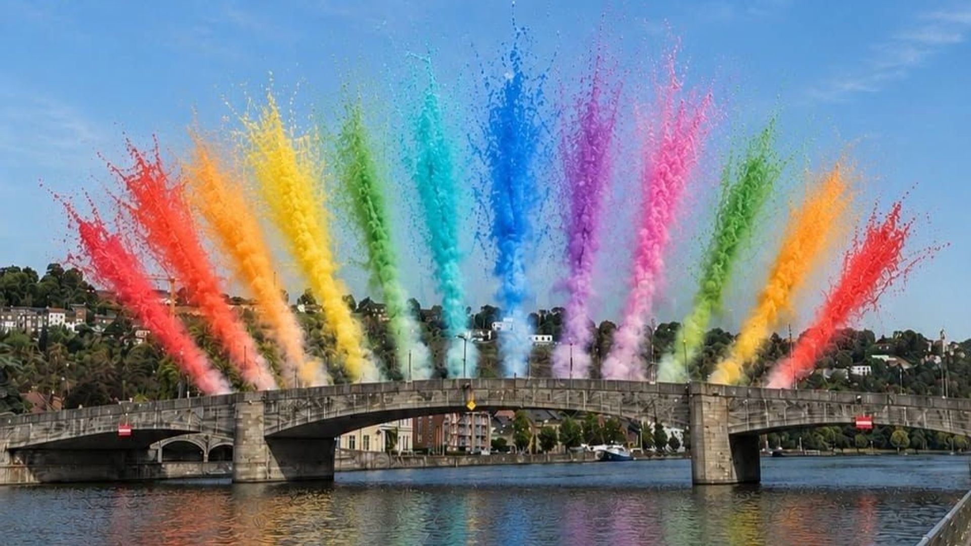 Huy remplace son feu d'artifice par un événement de poudre colorée en plein jour en raison du risque d'incendie