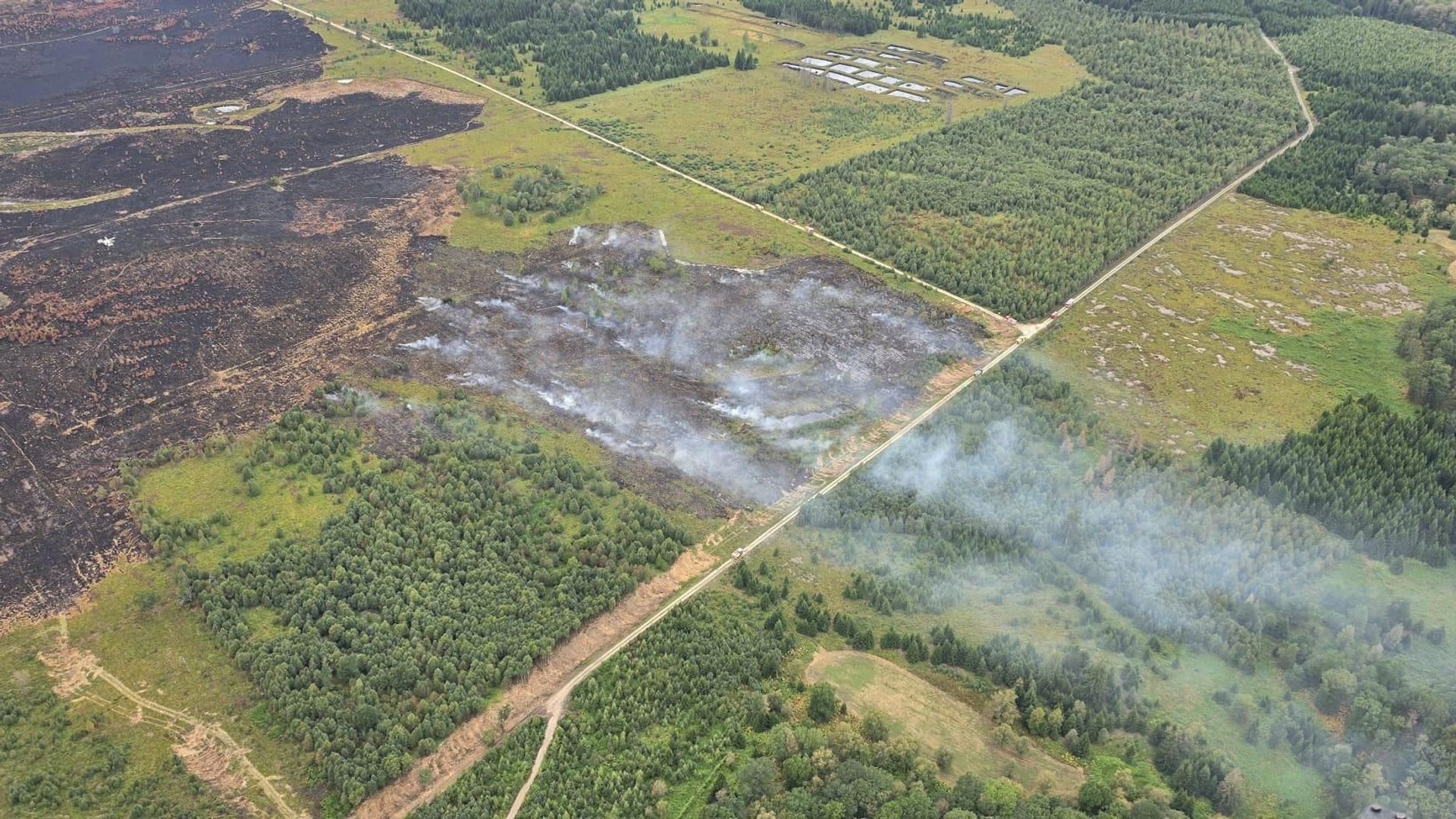 Incendie dans la région des Fagnes : des vents forts aggravent les foyers actifs
