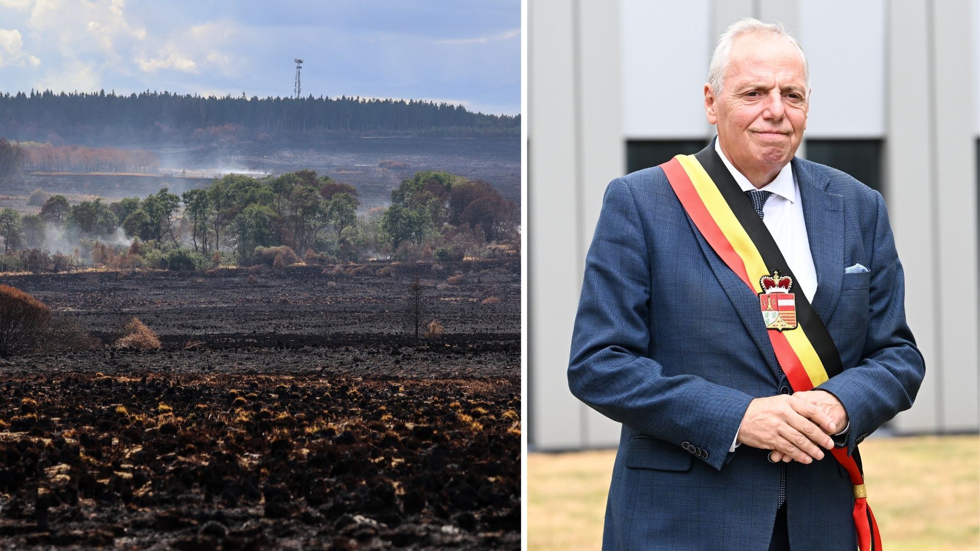 Incendie dans les Hautes Fagnes : les autorités conseillent de fermer les fenêtres en raison de la fumée persistante