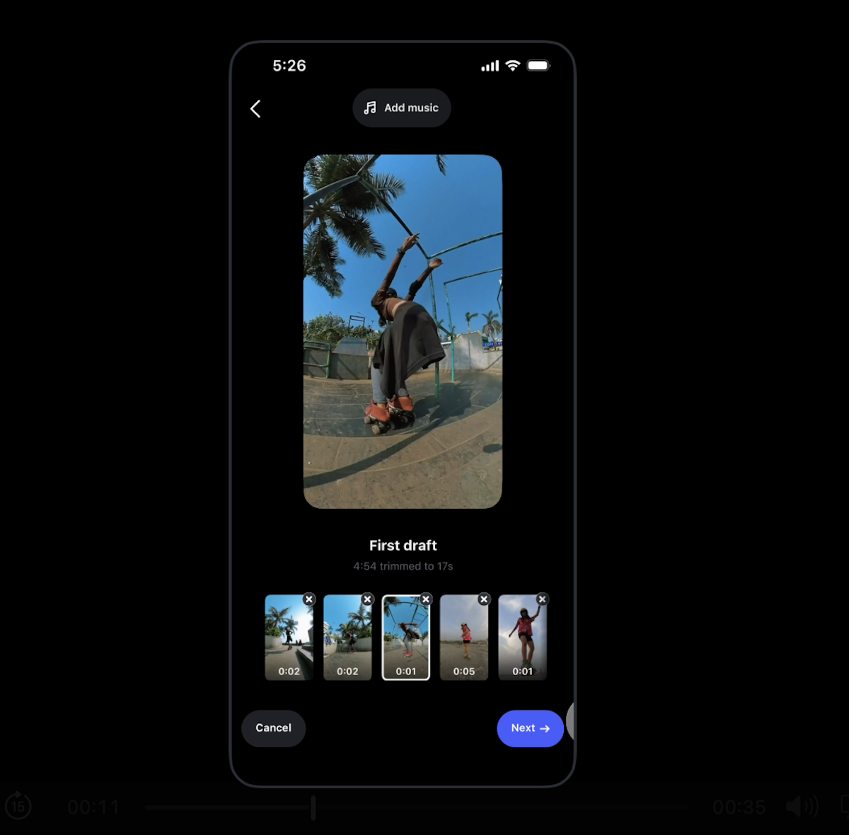 Instagram lance la fonctionnalité "First Draft" pour simplifier l'édition des Reels