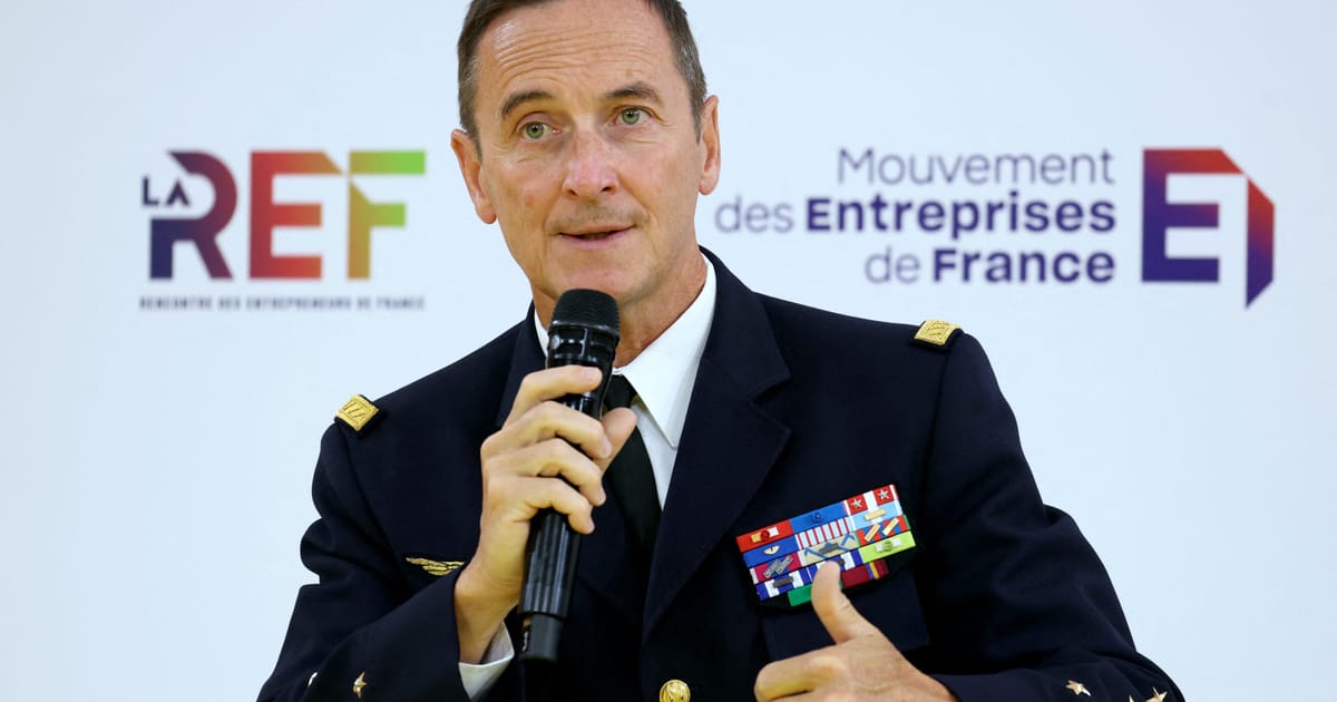 La France alerte sur sa vulnérabilité face aux menaces de drones produits en masse, déclare le chef d'état-major militaire.