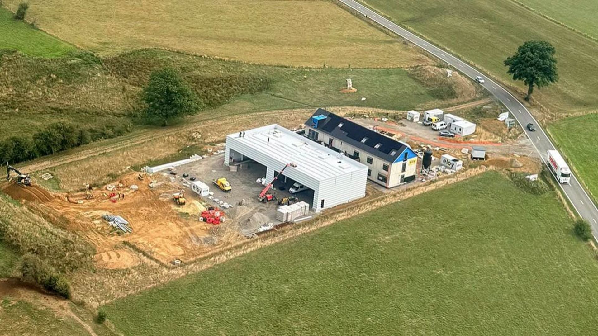 Le nouveau centre de hélicoptères médicaux à Bra-sur-Lienne progresse vers une ouverture prévue en 2027