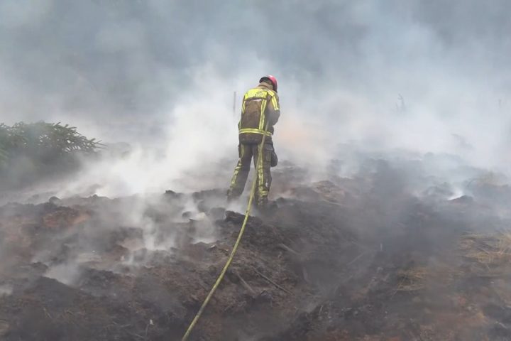 Les pompiers luttent contre un incendie dans les Hautes Fagnes avec 250 agents mobilisés