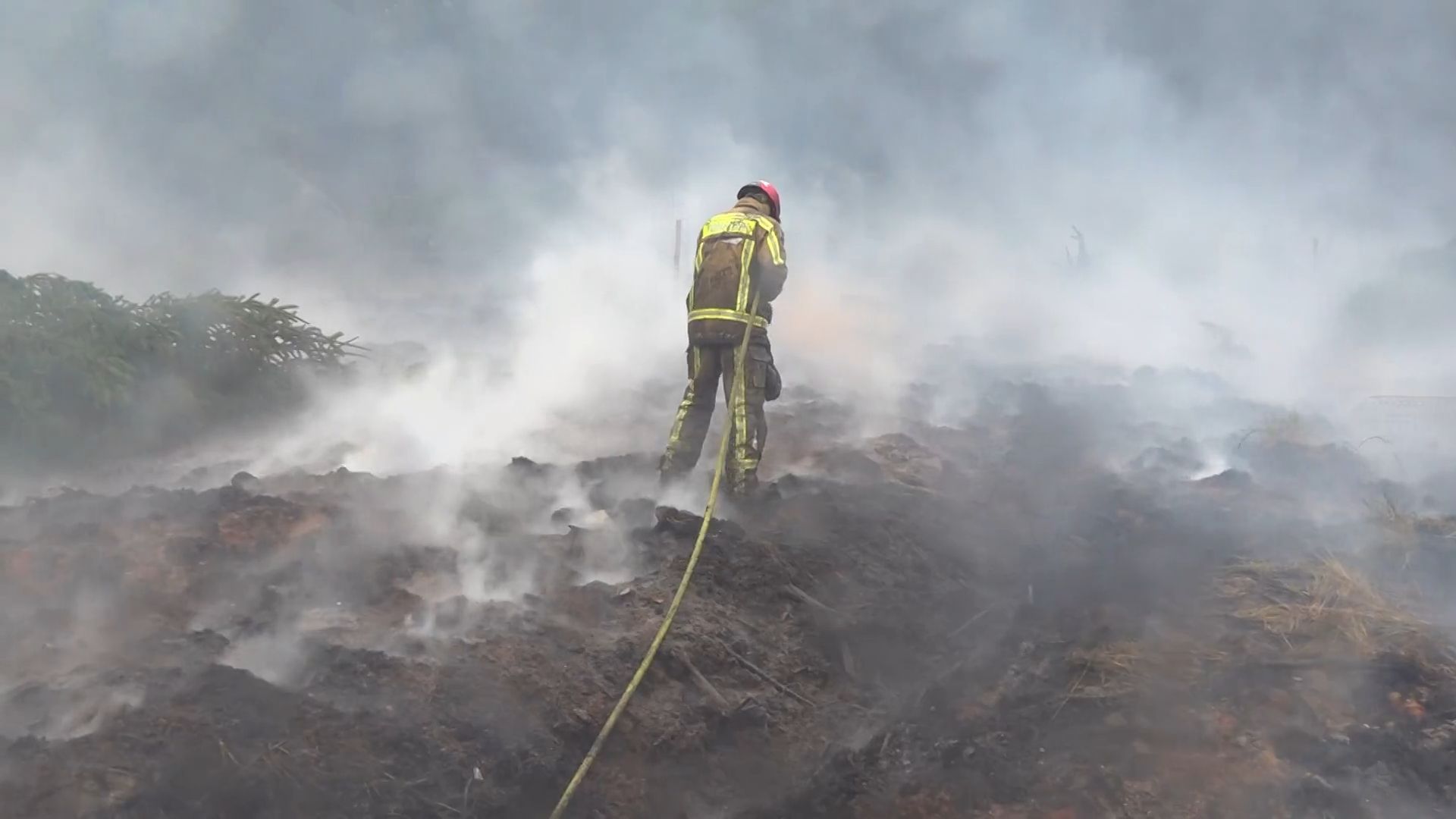 Les pompiers luttent contre un incendie dans les Hautes Fagnes avec 250 agents mobilisés