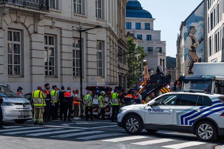 Les scellés levés après l'examen du site de Treurenberg à Bruxelles suite à un incendie et une explosion