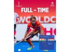 L'Inde s'incline 2-0 face aux Pays-Bas lors de la Coupe du Monde de hockey féminin 2026 de la FIH.