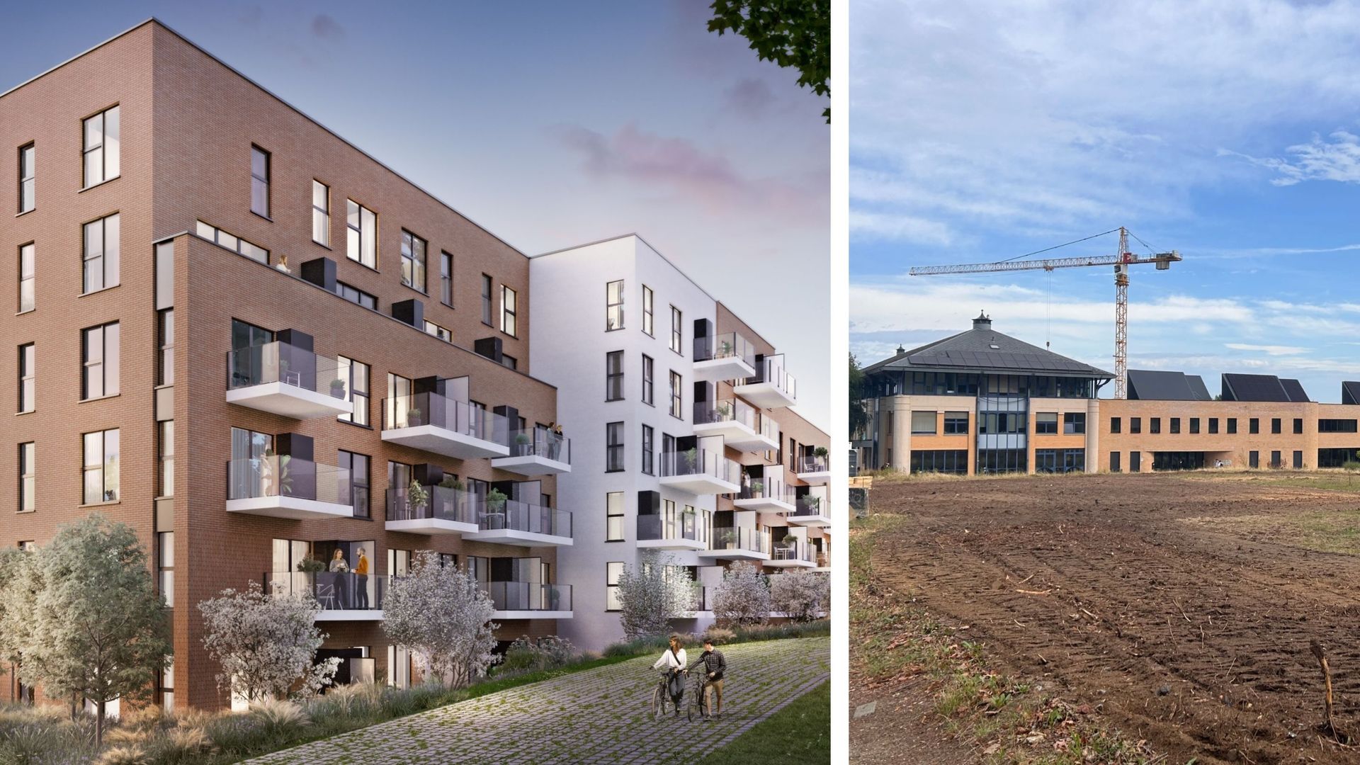 Ottignies-LLN conteste le projet résidentiel de l'UCLouvain alors que les travaux se préparent.