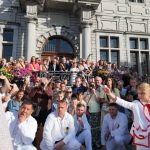 Tom Dubois, 8 ans, remporte le duel contre Goliath lors de la Ducasse d'Ath