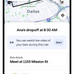 Uber lance une fonction de vidéo en direct pour assurer la sécurité des adolescents lors de trajets aux États-Unis.
