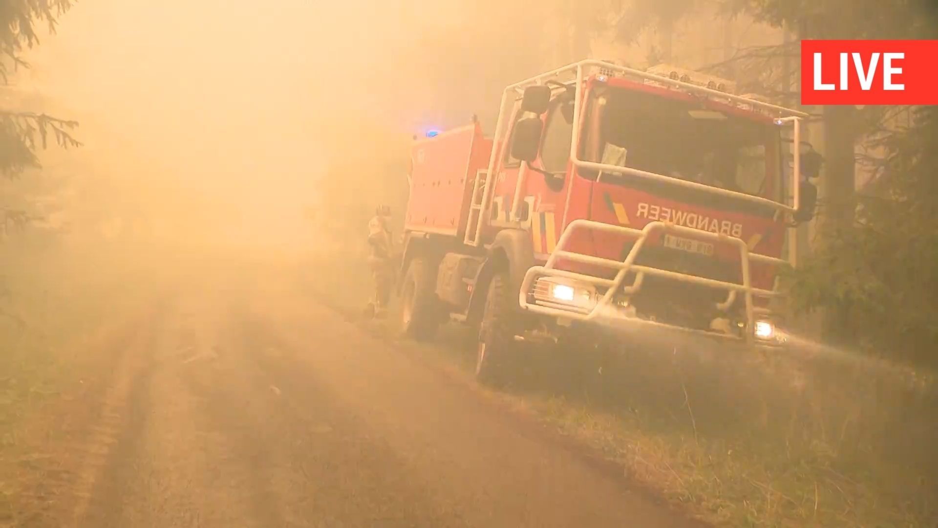 Un incendie dans les Hautes Fagnes entraîne une évacuation partielle de Montjoie, tandis que des pluies aident à lutter contre le feu