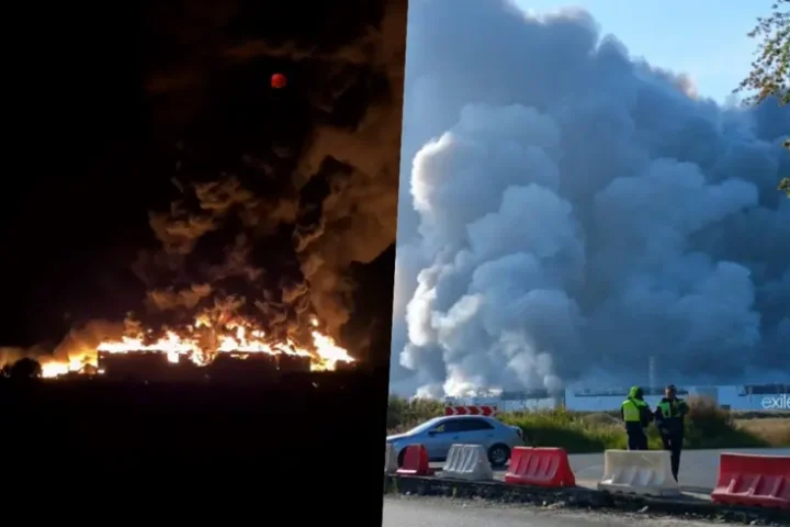Un incendie ravage le centre logistique de Wildberries à Kotovsk, en Russie, après une attaque par drone