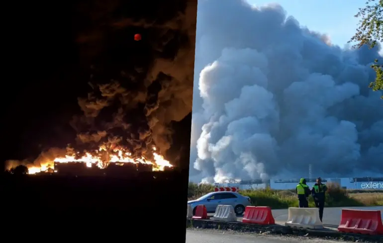 Un incendie ravage le centre logistique de Wildberries à Kotovsk, en Russie, après une attaque par drone