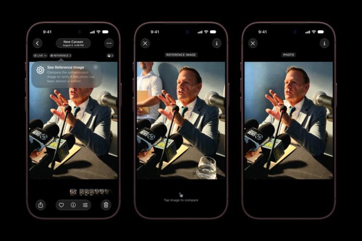 Apple lance une fonctionnalité pour vérifier l'authenticité des photos prises avec l'iPhone 18 Pro