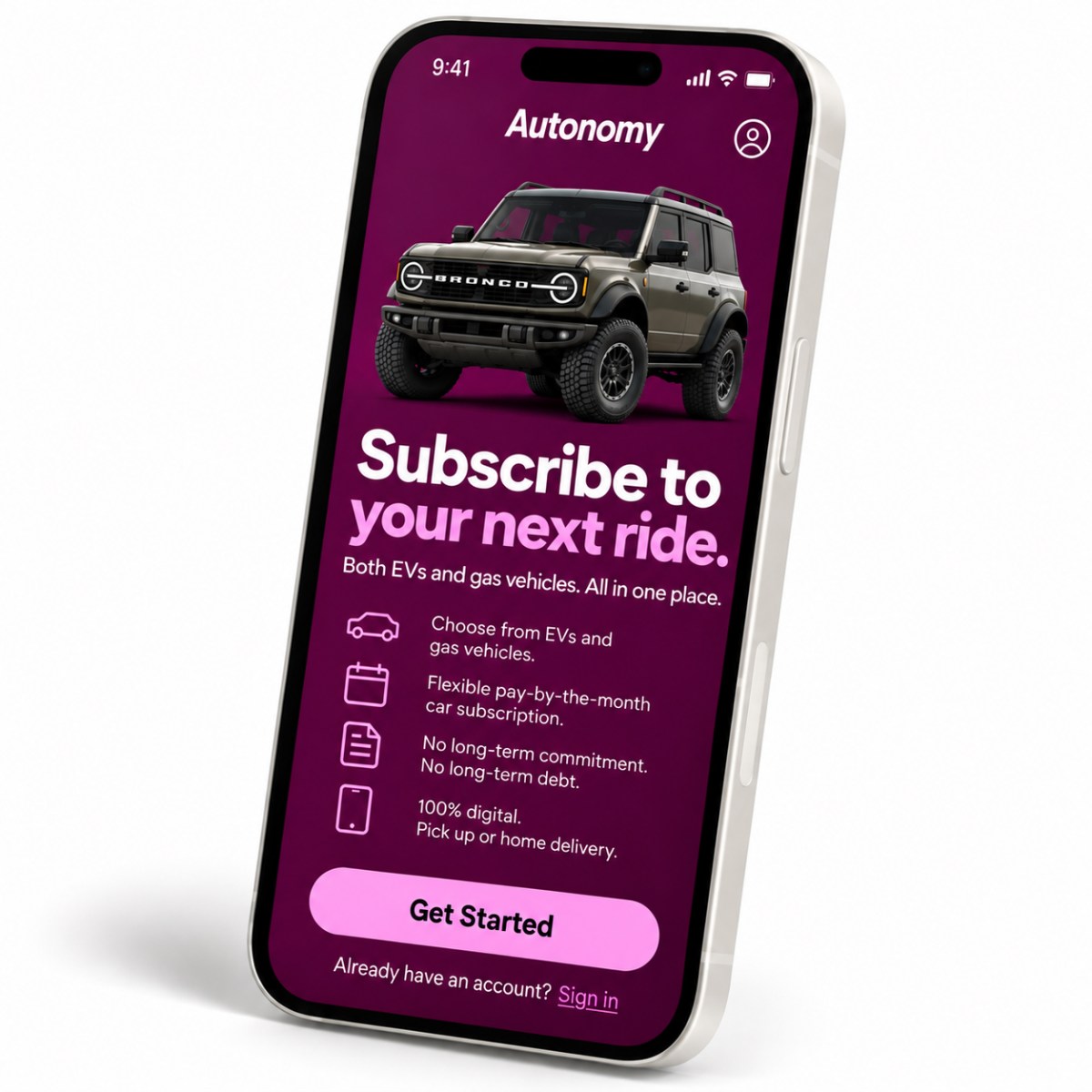Autonomy se tourne vers les véhicules à combustion pour relancer son modèle d'abonnement automobile