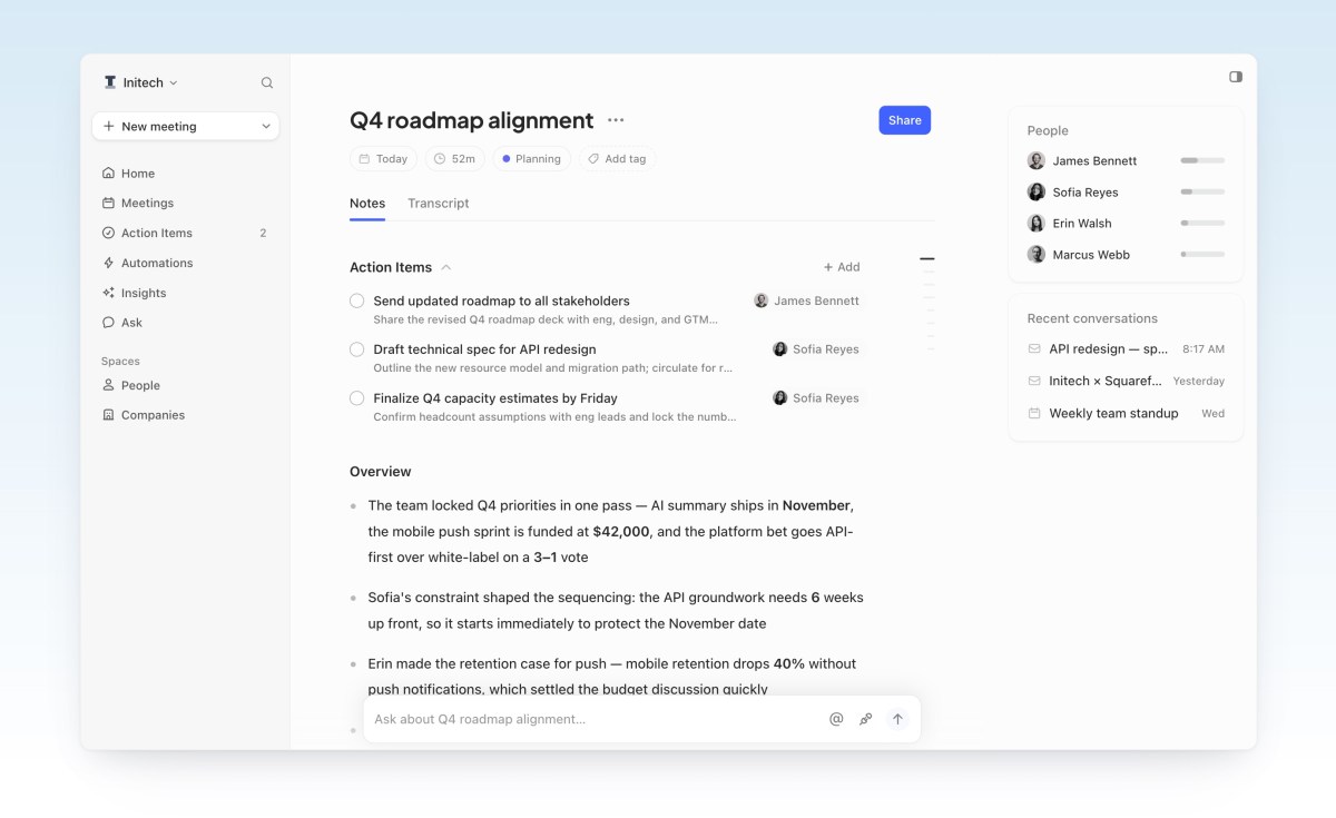 Circleback lance un abonnement gratuit pour favoriser l'acquisition d'utilisateurs face à la concurrence croissante des outils de prise de notes en réunion
