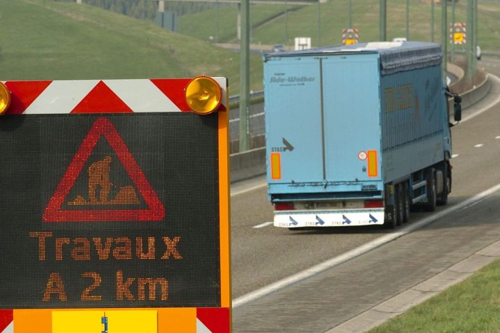 Début des travaux sur l'E25 entre Beaufays et Sprimont en direction du Luxembourg, des impacts sur le trafic à prévoir