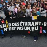 Des étudiants à Bruxelles manifestent contre l'augmentation des frais d'inscription après la rentrée académique