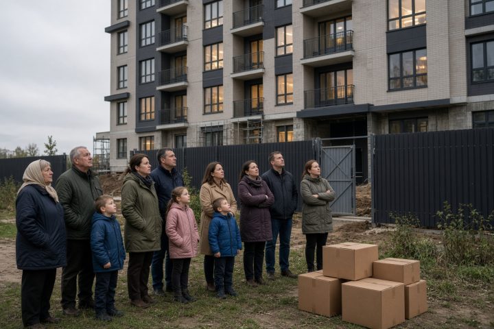 Des familles de Mozyr privées de logements promis après le transfert d'appartements dans le parc locatif