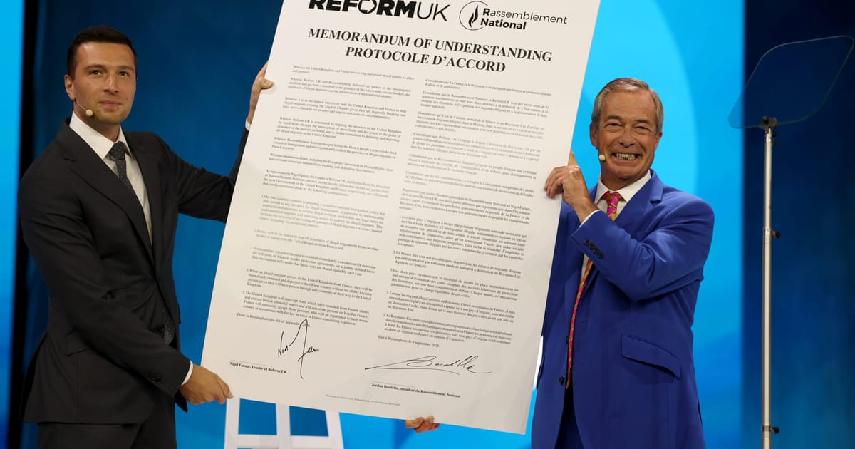 Farage et Bardella soulignent les défis de l'immigration lors de la conférence de Reform UK