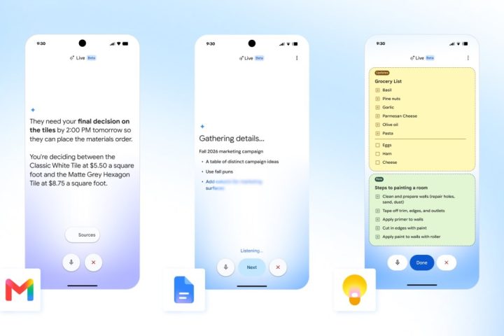 Google améliore ses outils de productivité avec des fonctionnalités vocales IA dans Gmail, Docs et Keep