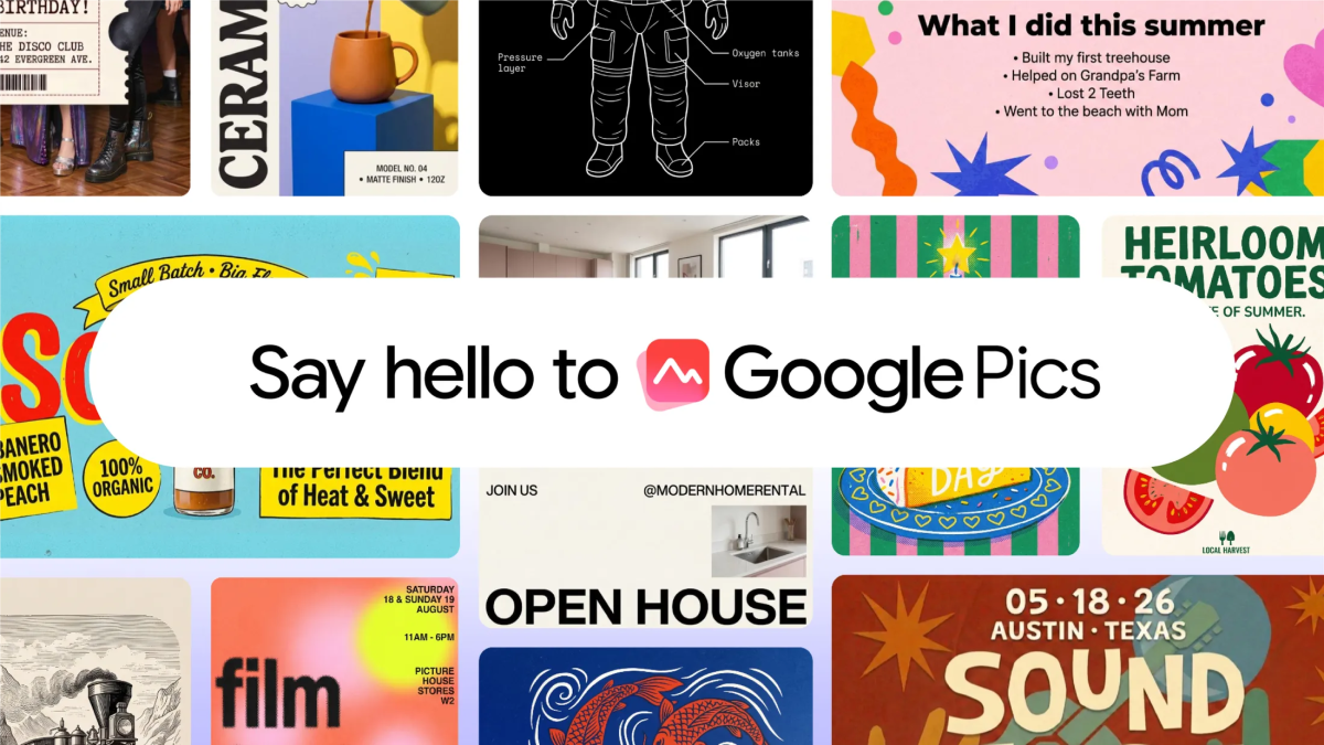 Google lance Google Pics, un nouvel outil de design alimenté par l'IA pour les utilisateurs de Workspace