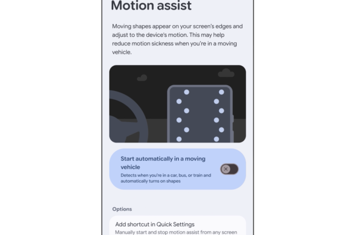 Google met à jour Android avec des fonctionnalités pour atténuer le mal des transports et améliorer l'accessibilité