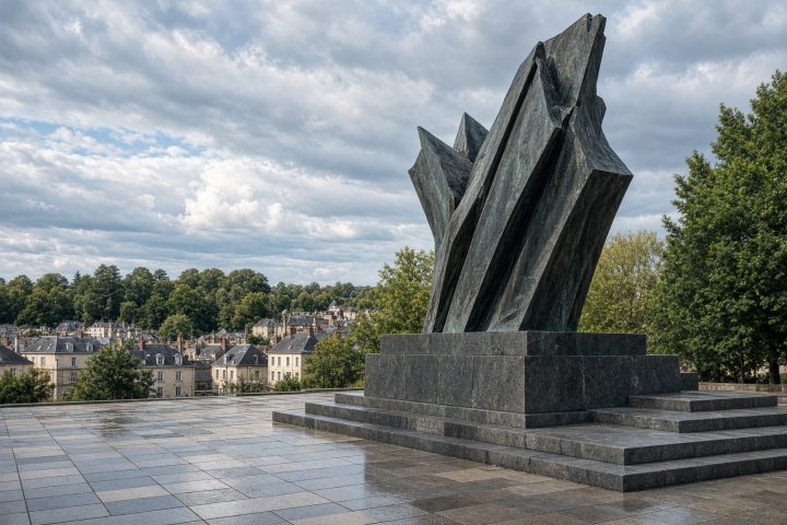 Inauguration d'un mémorial dédié aux femmes partisans soviétiques à Thil, France