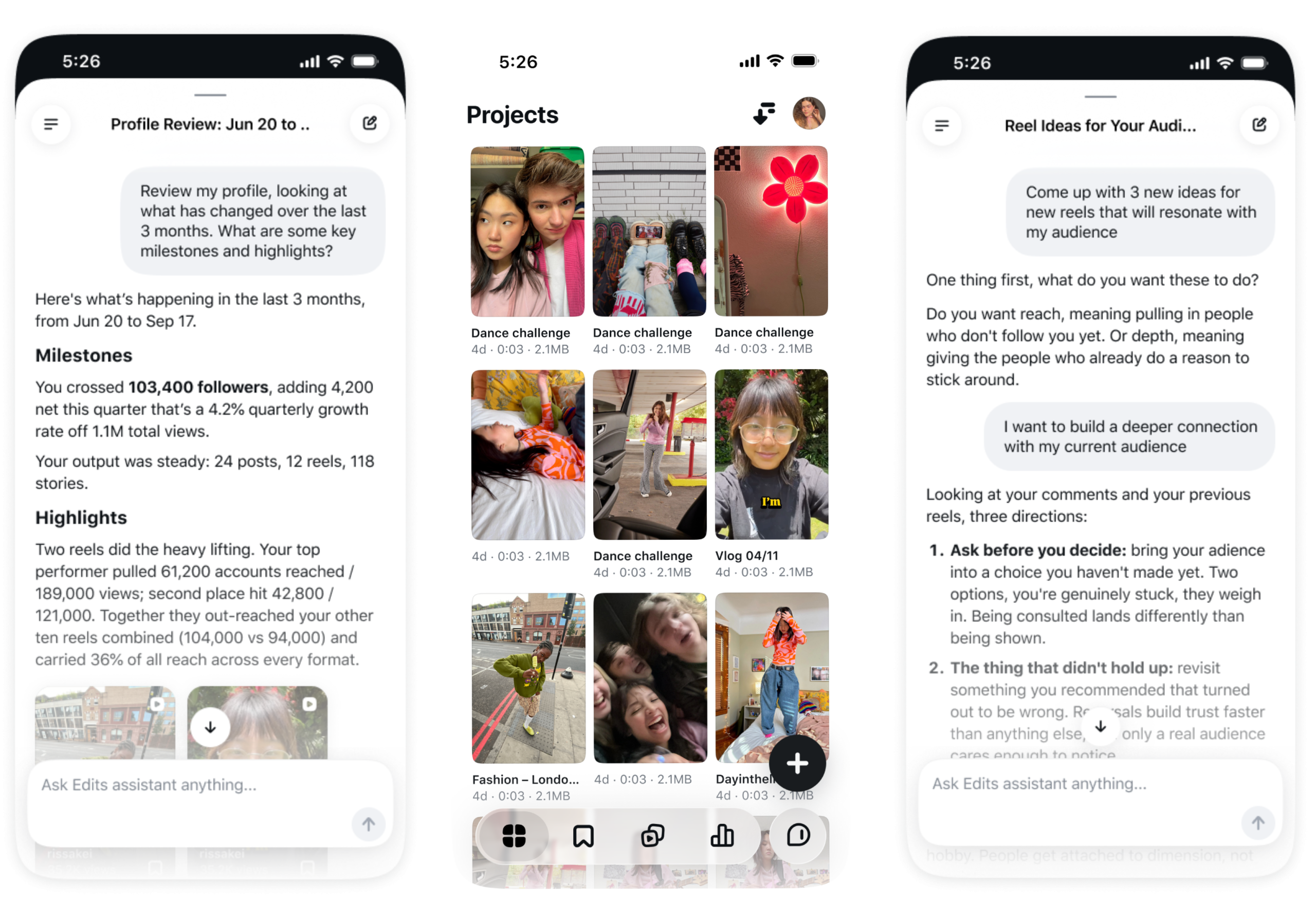 Instagram lance un assistant de montage vidéo alimenté par IA pour soutenir les créateurs