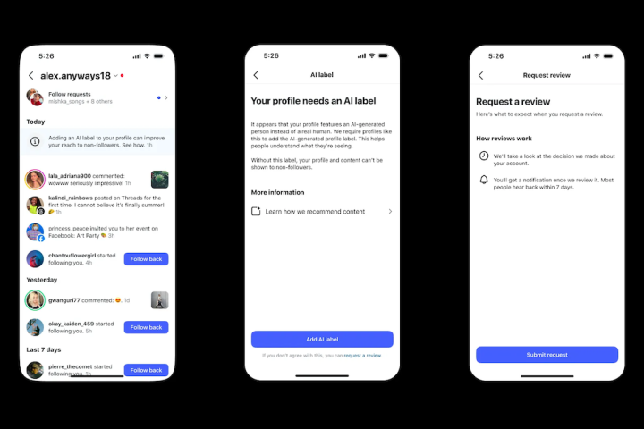 Instagram modifie sa politique d'étiquetage des profils générés par l'IA pour améliorer la transparence