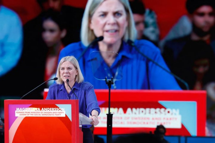 La candidate social-démocrate met en garde contre une éventuelle infiltration russe dans la campagne électorale suédoise.