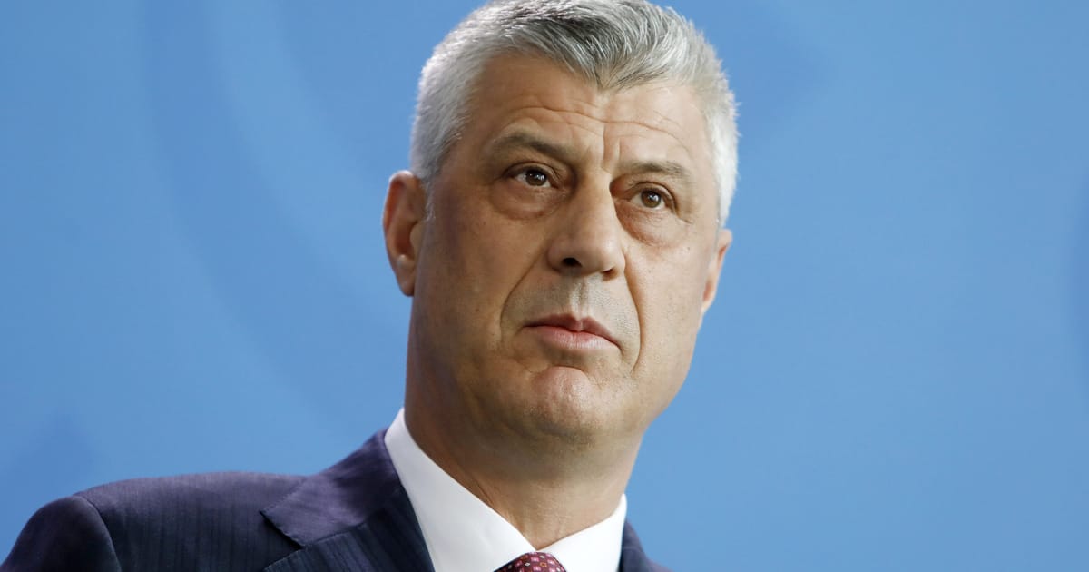 La Cour de La Haye condamne l'ancien président du Kosovo Thaçi à 25 ans de prison pour crimes de guerre
