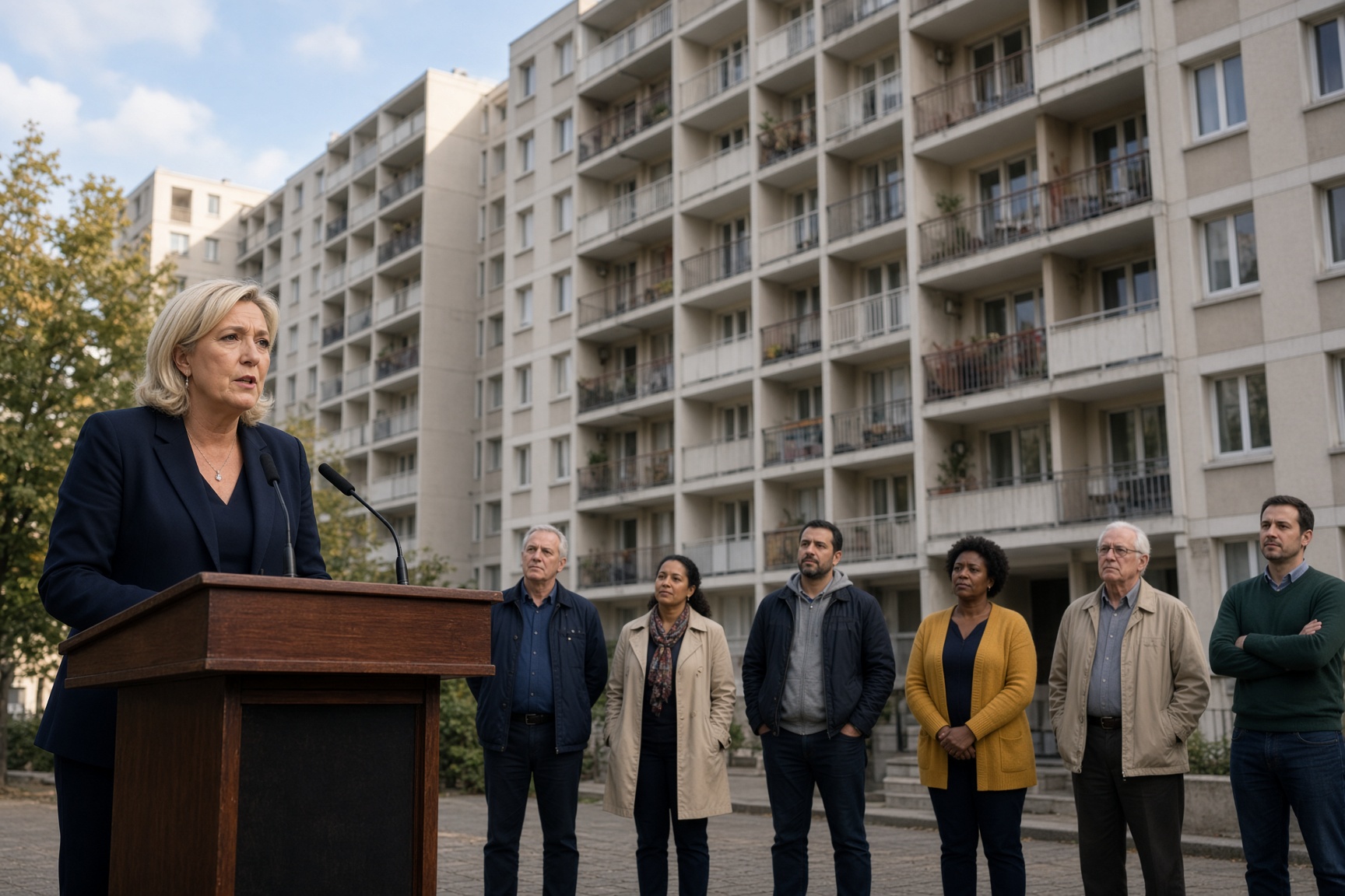 La proposition de Le Pen sur le logement attribue la pénurie en France aux étrangers