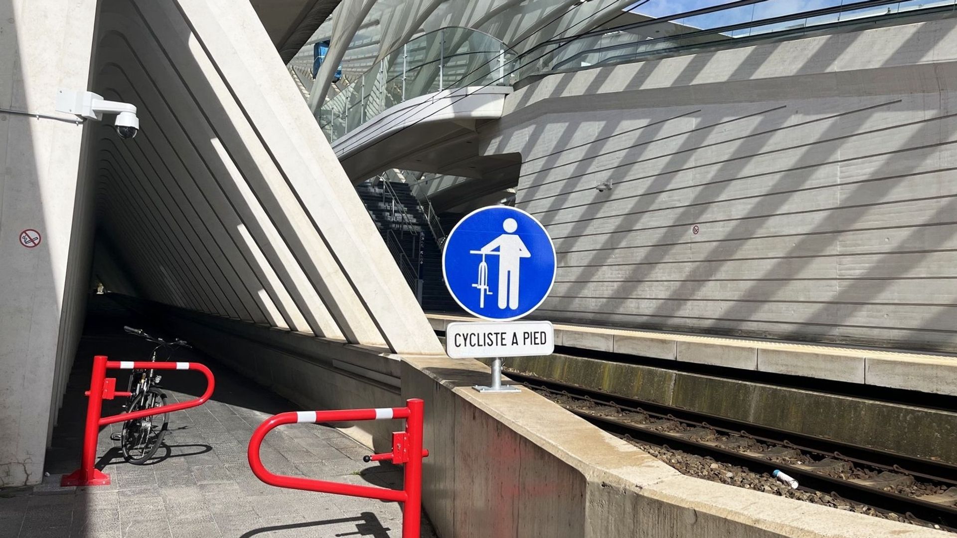 Le chemin cyclo-piéton reliant la gare de Liège-Guillemins est désormais ouvert