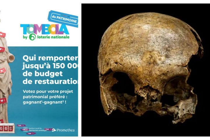 Le crâne néandertalien belge 'L'Enfant d'Engis' proposé pour le financement du patrimoine