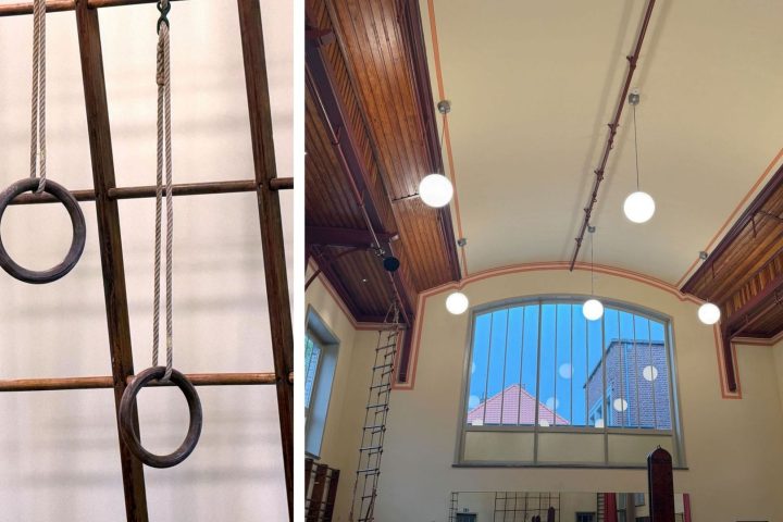 Le gymnase conçu par Horta à Vilvoorde rouvre en tant qu'académie de musique après rénovation