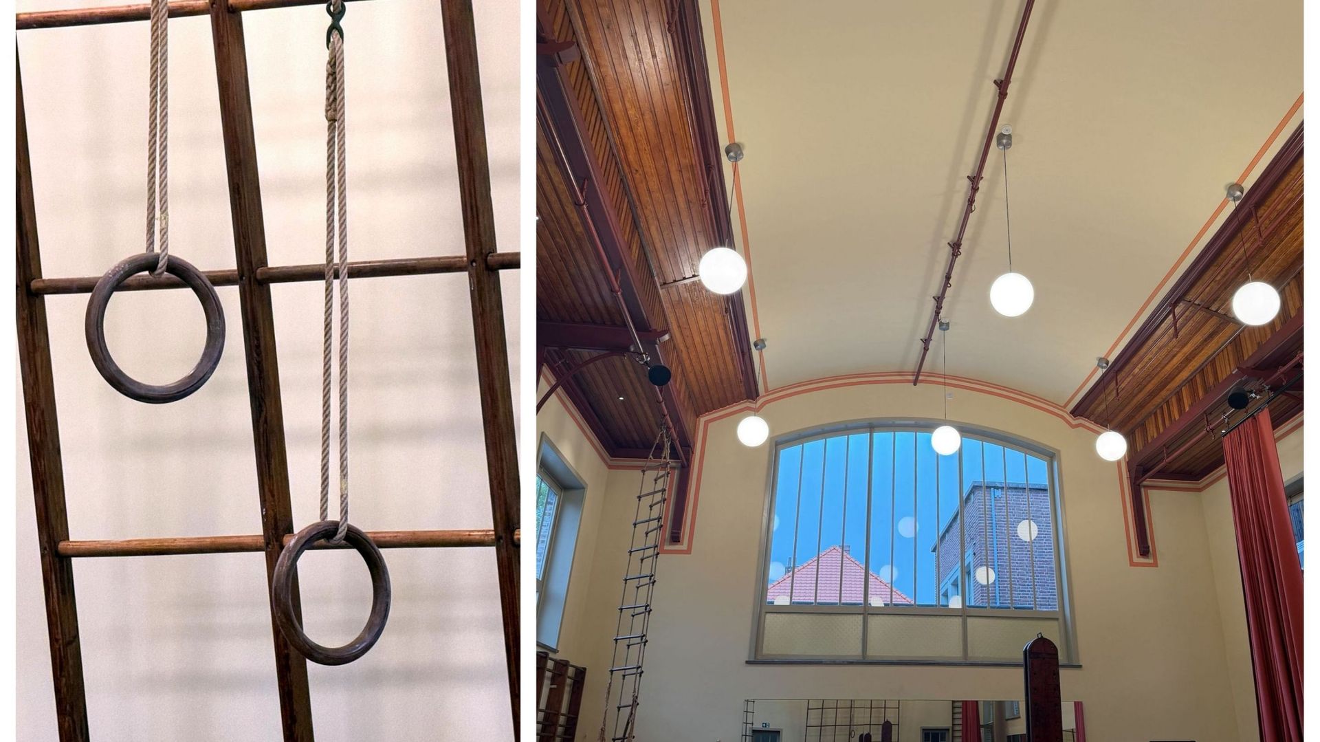 Le gymnase conçu par Horta à Vilvoorde rouvre en tant qu'académie de musique après rénovation