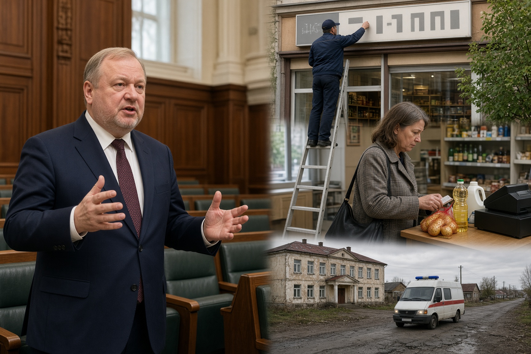 Le parti au pouvoir en Russie présente des impôts plus élevés et une interdiction des mots étrangers comme des avancées sociales