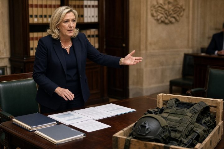 Le Pen réclame une réduction de l'aide financière à l'Ukraine face à un déficit français croissant