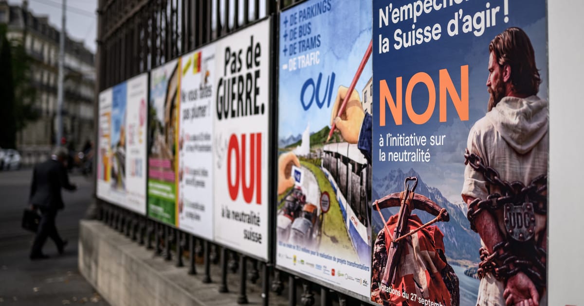 Les électeurs suisses rejettent des règles de neutralité plus strictes, maintenant les sanctions en cours contre la Russie