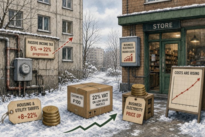 Les projets fiscaux et tarifaires de la Russie annoncent une pression accrue sur les ménages et les entreprises