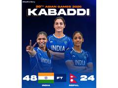 L'Inde bat le Népal 48-24 et atteint la finale du kabaddi féminin aux Jeux asiatiques 2026