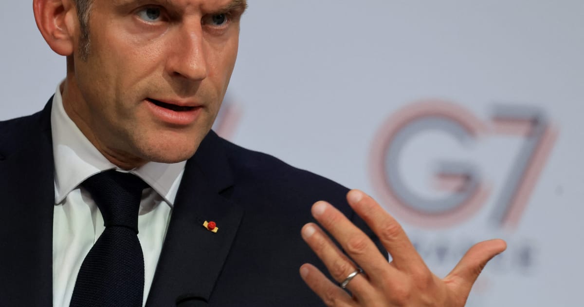 Macron annonce une réunion d'urgence du G7 pour traiter la hausse des prix de l'énergie et les menaces russes