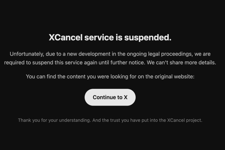 Nitter et XCancel suspendent leurs services après des actions en justice de X