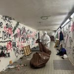 Opération de nettoyage en cours dans les tunnels Reyers et Vergote à Schaerbeek
