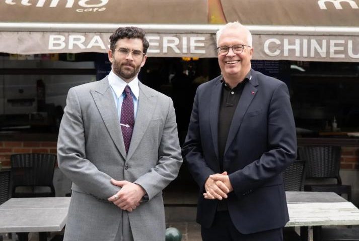 Peter Mertens, président du PVDA, rencontre l'activiste américain Hasan Piker à Bruxelles
