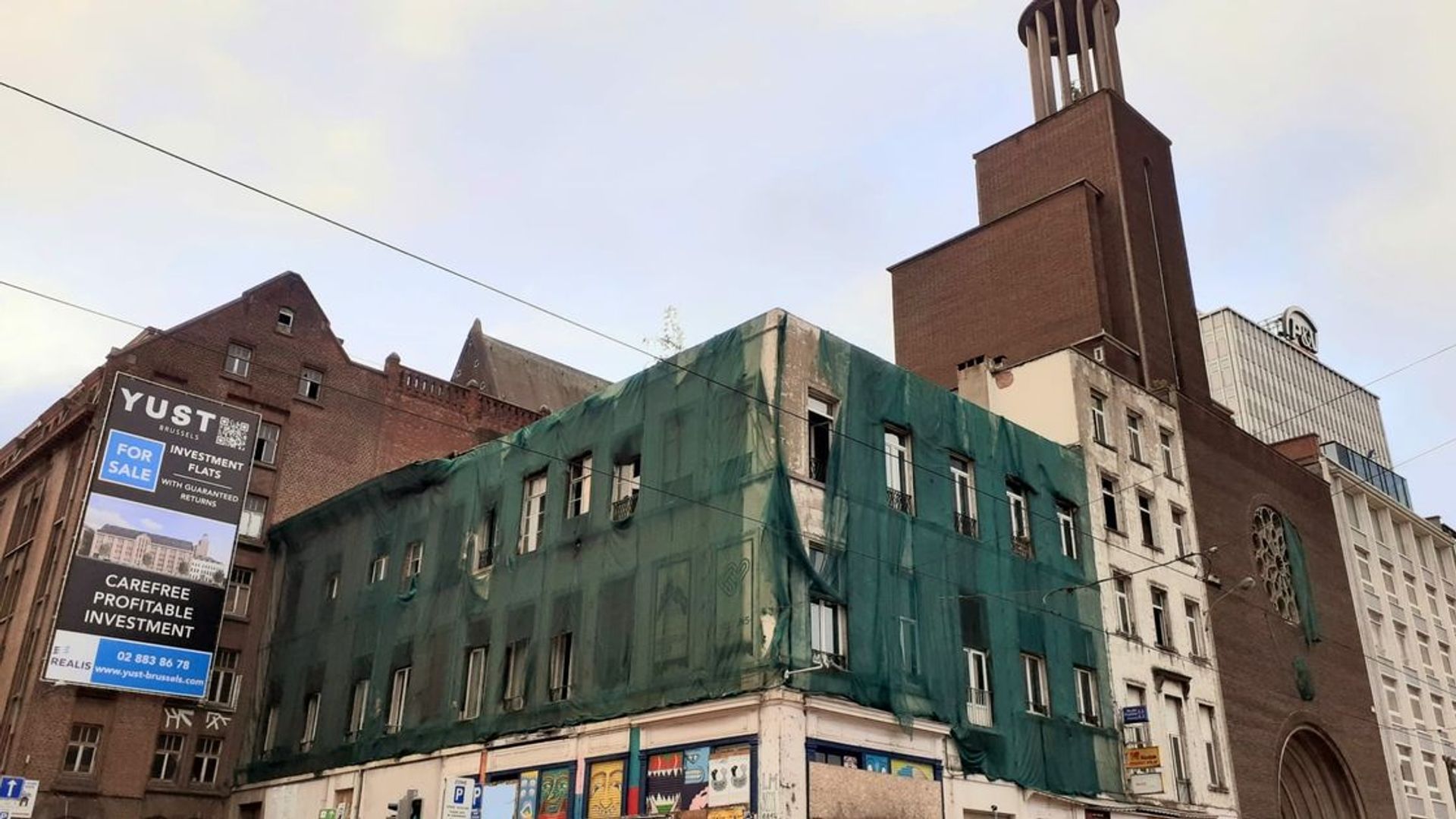 Pose de la première pierre du projet 'Royal Botanic' sur l'ancien site du couvent de Gesù à Bruxelles