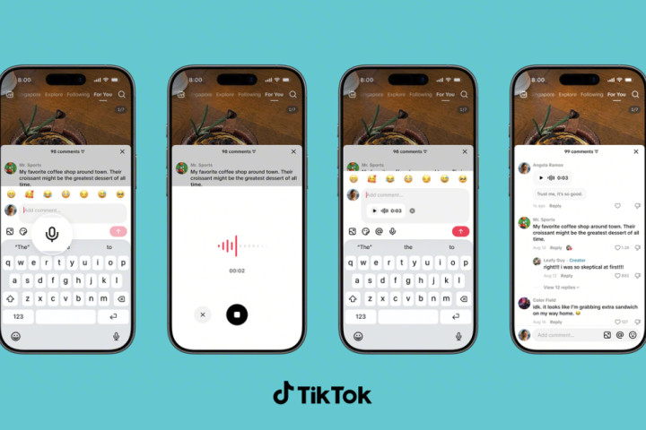 TikTok améliore ses sections de commentaires avec des messages audio, des sondages et des photos