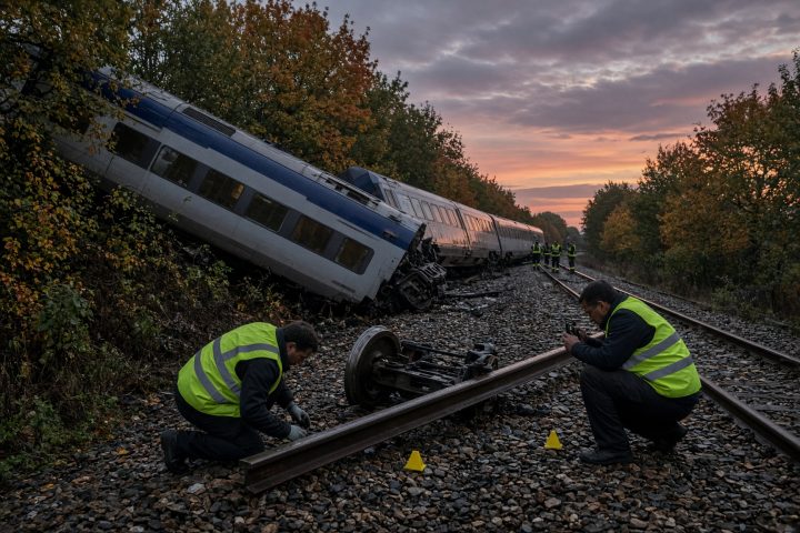 Un déraillement de train en Normandie soulève des soupçons de sabotage sur les chemins de fer européens